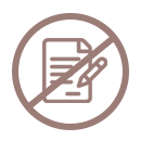 Icon als Symbol für keine Verträge oder Bindungen